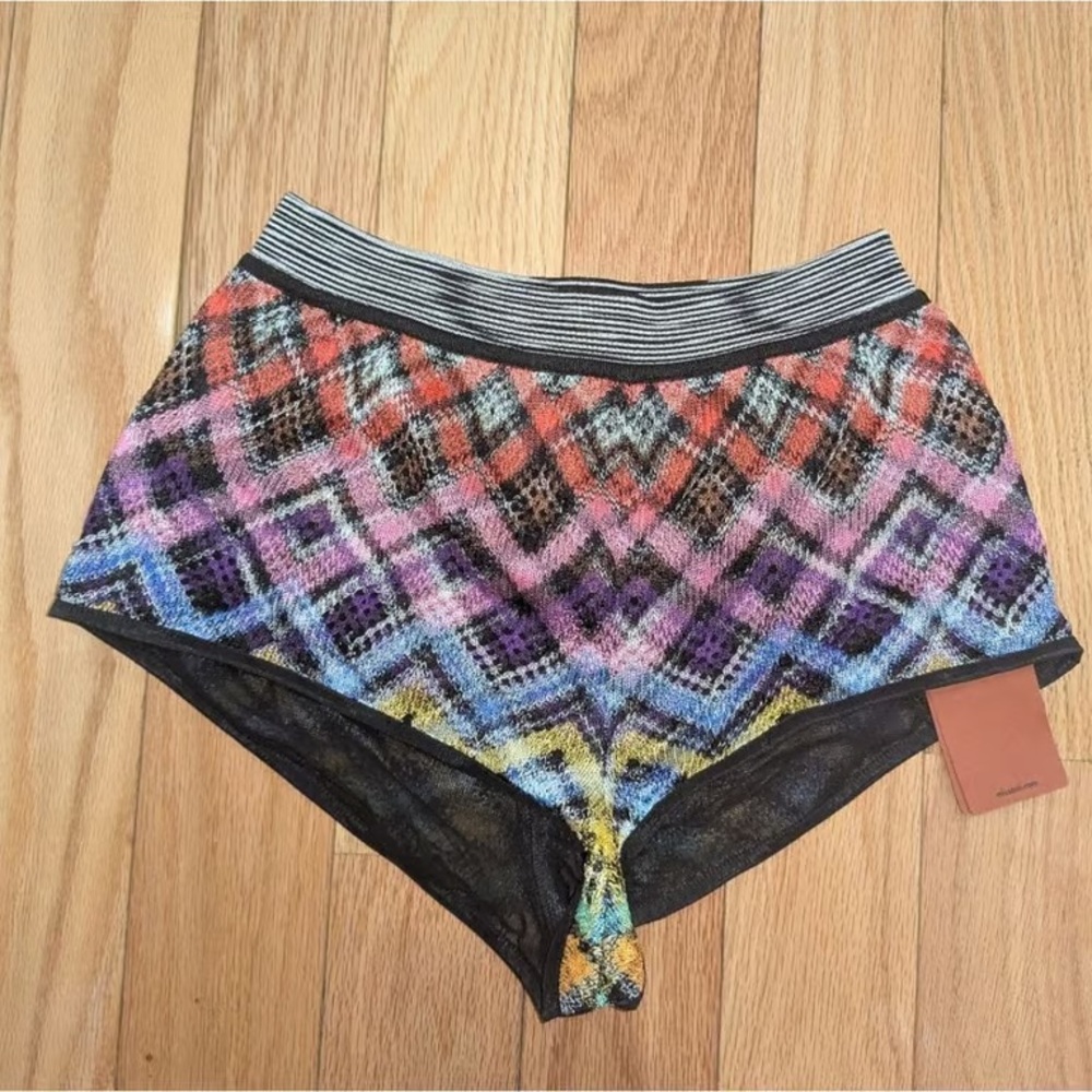 Missoni Multicolor Geometric Patterned Panties - image 1